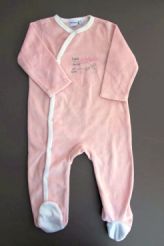 Pyjama en velours doux  P'tit bisou