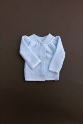 Brassière chaude bleue  MLT La Manufacture de Layette