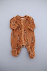 Pyjama camel en velours  La Redoute