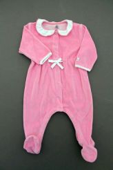 Pyjama velours à col  Petit Bateau