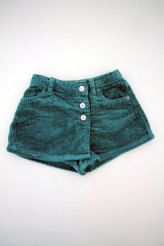 Jupe-short en velours  Zara