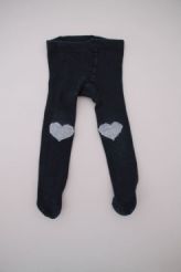 Collant bleu cœur blanc  Petit Bateau