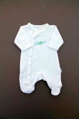 Pyjama mixte en velours  P'tit bisou