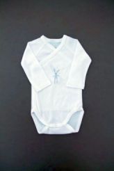 Body mixte croisé blanc  Petit Bateau