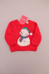 Pull de Noël rouge neuf  DPAM