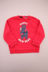 Sweat-shirt rouge chaud  Obaïbi