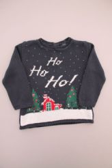 Pull bleu mixte de Noël  Kiabi