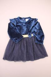 Robe fête habillée dorée  P'tit bisou