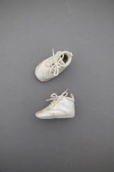 Chaussons dorés de fête  Tape à l'œil