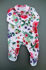 Pyjama velours à fleurs  Catimini