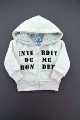 Gilet écru doublé sherpa  Interdit de me gronder