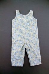 Salopette velours à fleurs  bout'chou