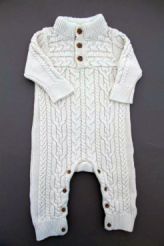 Combilong tricot crème  babyGap