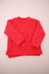 Pull doux rouge mixte  Zara