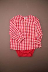 Body guimpe rouge Noël  Tape à l'œil