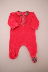 Pyjama velours &eacute;cossais  Jacadi