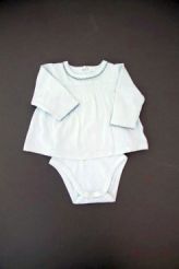 Body guimpe jersey blanc  Bout'chou