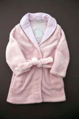 Peignoir rose en polaire  Vertbaudet