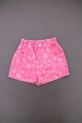 Short denim rose fleuri  Zara