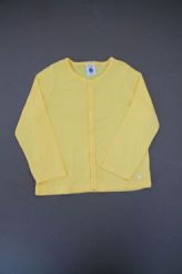 Gilet jaune fin &eacute;t&eacute; neuf  Petit Bateau