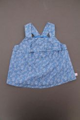 Top bleu &agrave; fleurs l&eacute;ger  Sergent Major 