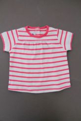 Tee-shirt marini&egrave;re rose  Petit Bateau