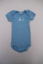 Body bleu gris l&eacute;ger &eacute;t&eacute;  Petit Bateau