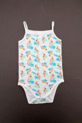 Body imprim&eacute; &agrave; bretelles  Tape &agrave; l'oeil