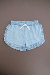 Short bleu p&acirc;le l&eacute;ger  Bout'chou