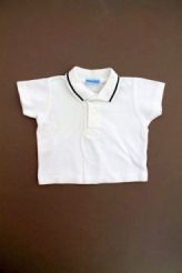 Polo court blanc &eacute;t&eacute;  Pr&eacute;natal