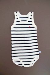 Body tee-shirt marini&egrave;re  Petit Bateau