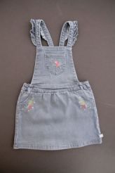 Robe salopette en denim  La Compagnie des Petits