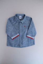 Chemise chambray bleu  Petit Bateau