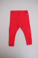Legging rouge fonc&eacute;  Petit Bateau