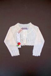 Gilet tricot &eacute;cru neuf  Boboli