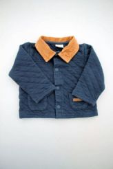 Veste matelass&eacute;e marine  Tape &agrave; l'&oelig;il