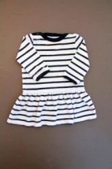 Robe velours marini&egrave;re  Petit Bateau