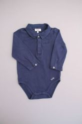 Body col chemise marine  Natalys