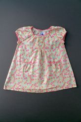 Robe liberty à smocks été   Petit Bateau