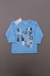 Tee-shirt bleu doux neuf  confetti