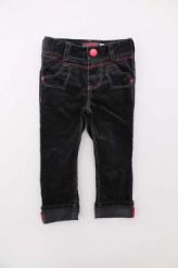 Slim velours noir brodé  Catimini