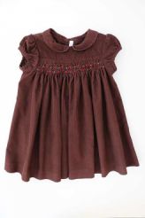 Robe marron foncé hiver  Jacadi