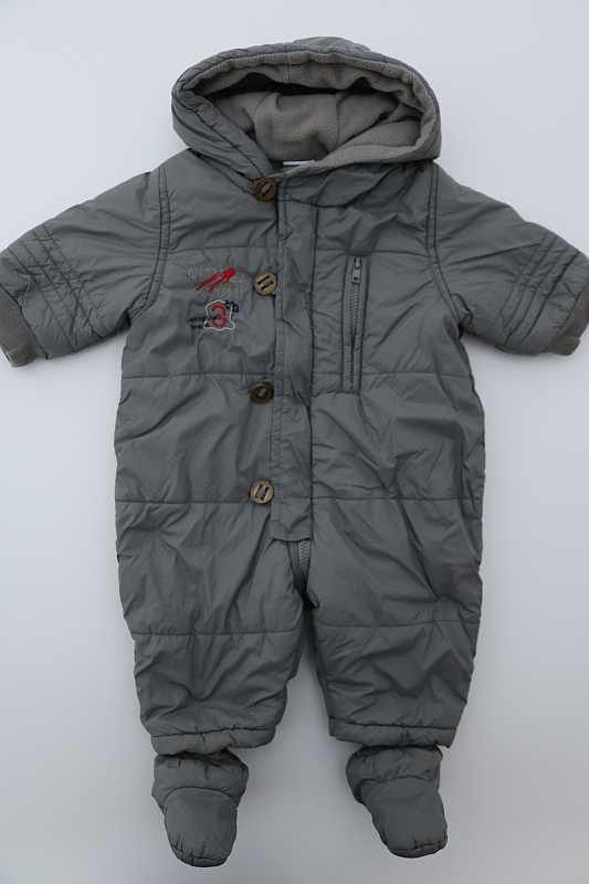 Combipilote noir doublé polaire chaud hiver bébé garçon 6 mois IKKS