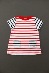 Robe marinière en jersey   Petit Bateau