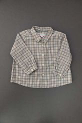 Chemise beige à carreaux  Bonpoint