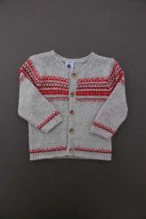 Gilet jacquard très doux   Petit Bateau