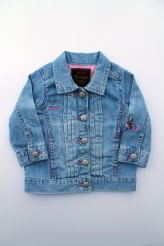 Veste en jean brodée   CATIMINI