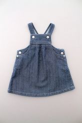 Robe salopette en jean  Petit Bateau